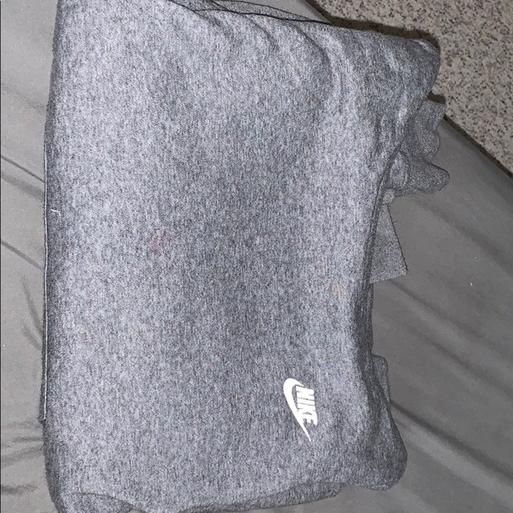 Nike “Funnel” Hooded Gray Sweatshirt